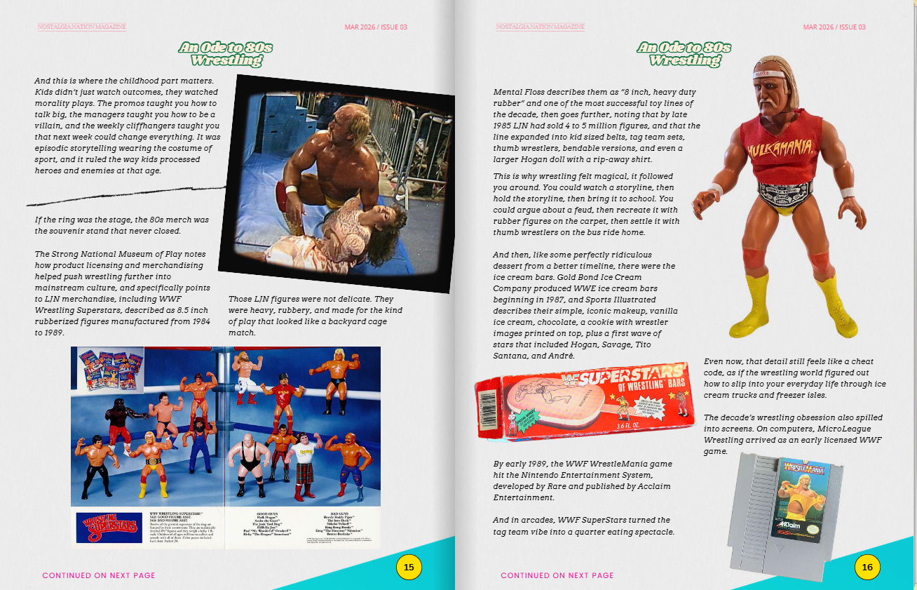 An Ode to 80s Wrestling | Nostalgia Nation Magazine Issue 3 Preview