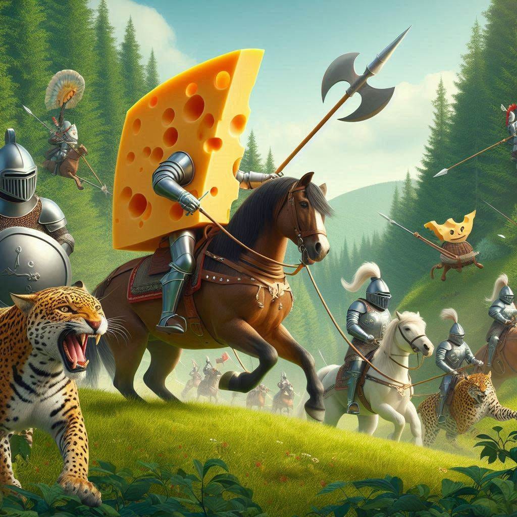 swiss cheese vs jaguars