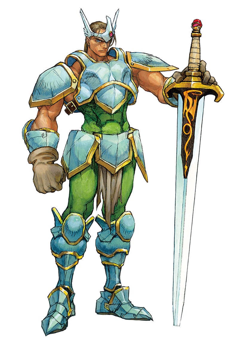 Fighter Art from Dungeons & Dragons: Shadow over Mystara