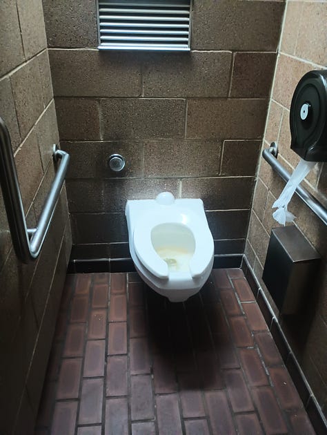 photo inside my hammock, photo of my shoes, and photo of the indoor toilet