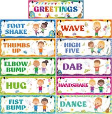 Social Greeting Poster,Classroom ...