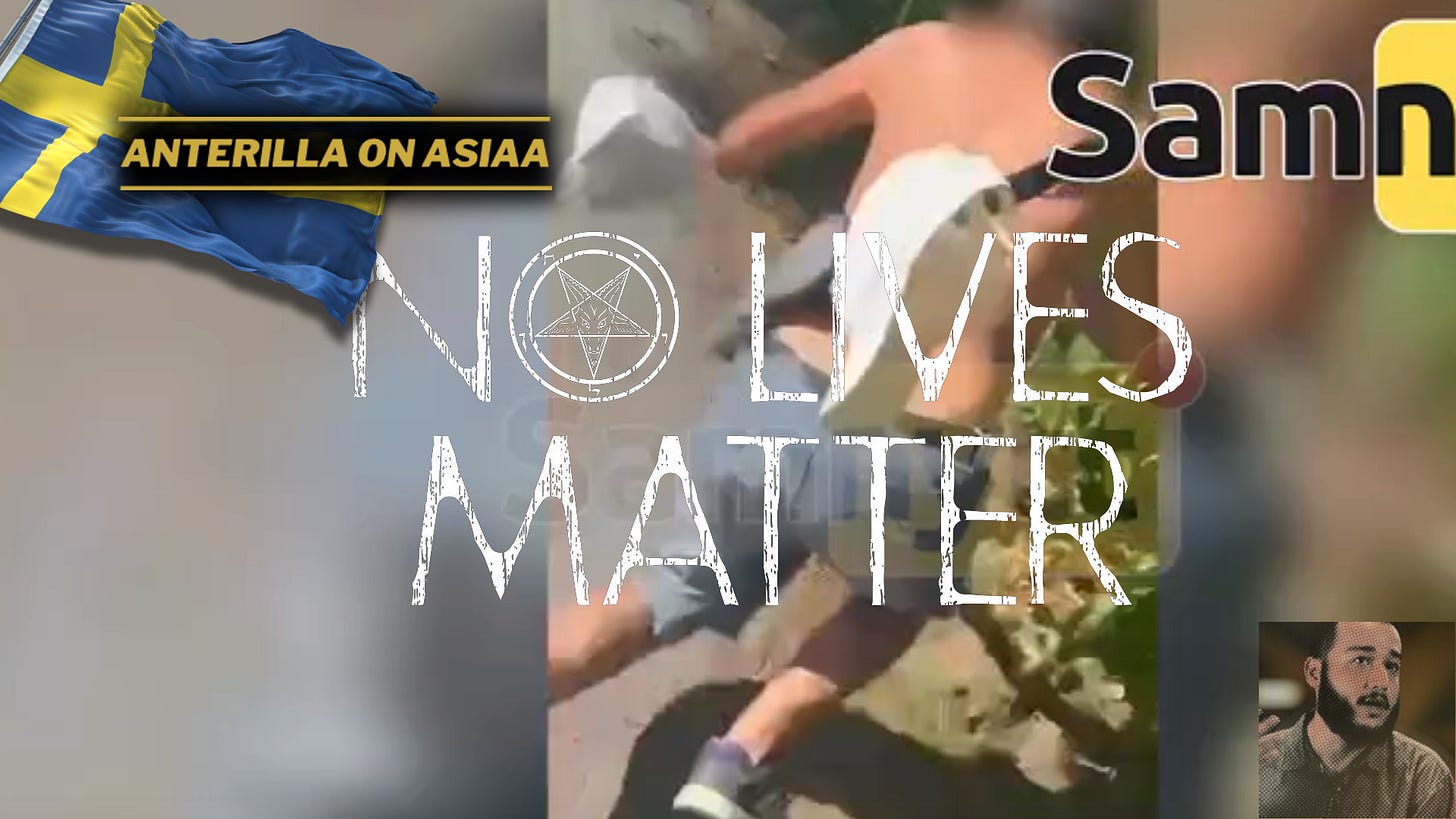 Hyökkäys on yhdistetty "No Lives Matter" (NLM) -liikkeeseen, mikä on herättänyt huolta viranomaisten keskuudessa nuorten radikalisoitumisesta Ruotsissa.