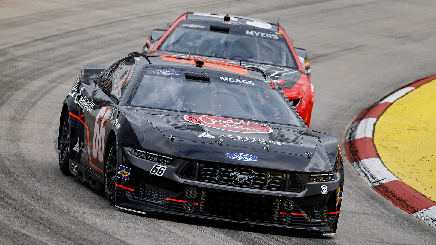 Casey Mears will return to the NASCAR Cup Series at Daytona driving the No. 66 Garage 66 Ford