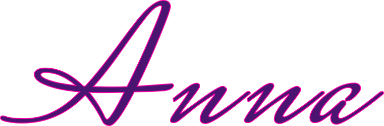 Anna's signature saying Anna Anna's signature saying Anna