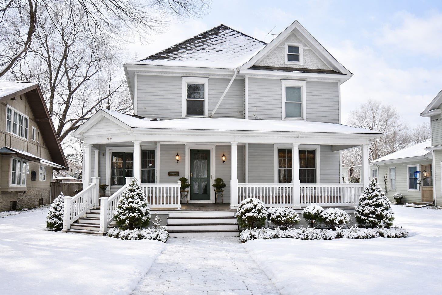 The Baker family home in Hagerstown, Indiana, the original home behind the ancestral recipe collection. The Baker family home in Hagerstown, Indiana, the original home behind the ancestral recipe collection.