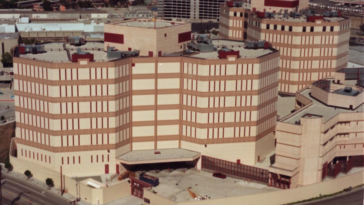 Image of the Twin Towers, LA City Jail
