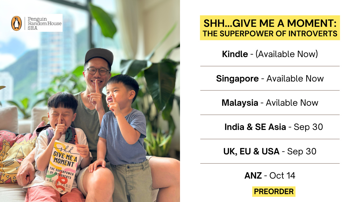Shh...Give me a moment: The Superpower of Introverts Preorder Shh...Give me a moment: The Superpower of Introverts Preorder