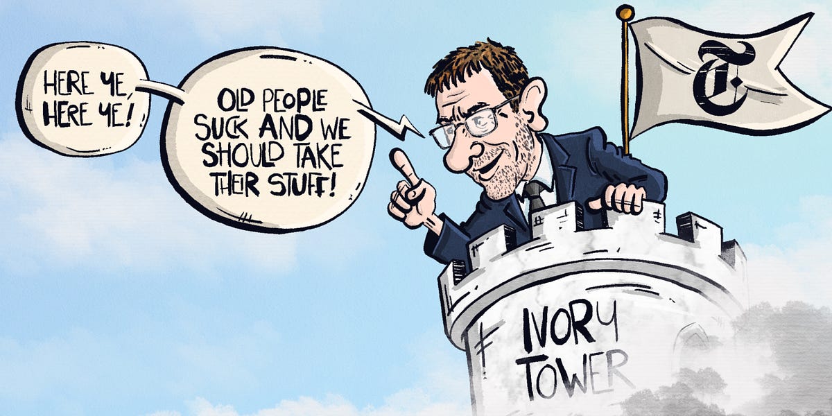 Listen to This Article: New York Times: Old People Suck and We Should Take Their Stuff