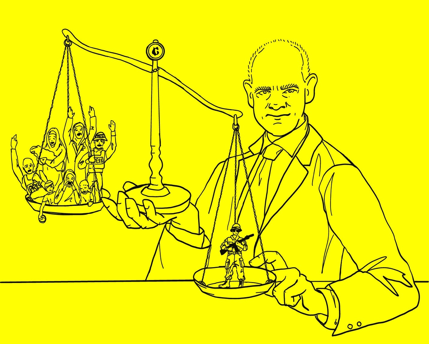 A person holding a scale with a group of people on it

AI-generated content may be incorrect.