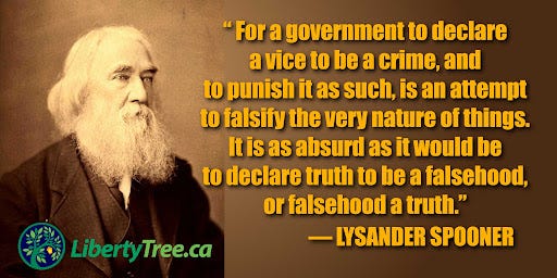 Quote by Lysander Spooner - Liberty Quotes Quote by Lysander Spooner - Liberty Quotes