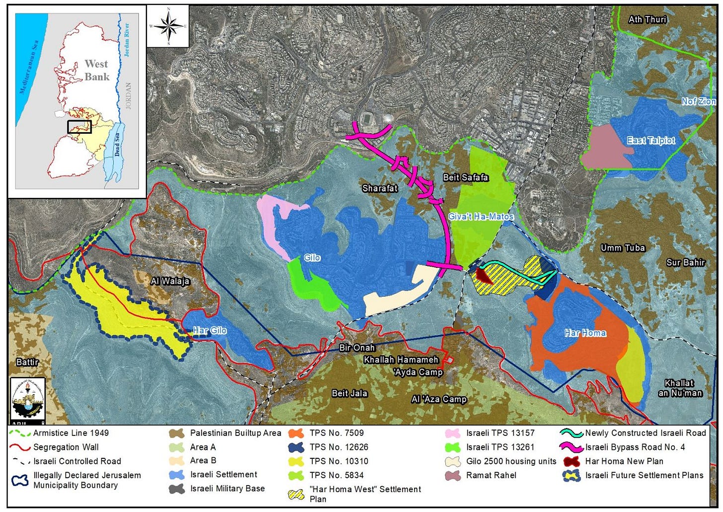 Bethlehem is not simply shrinking. It is being encircled. This map shows how Israeli settlements, bypass roads, military zones, and planned expansion carve Palestinian land into fragments, making Christian continuity in the birthplace of Christ harder to sustain with every passing week.
