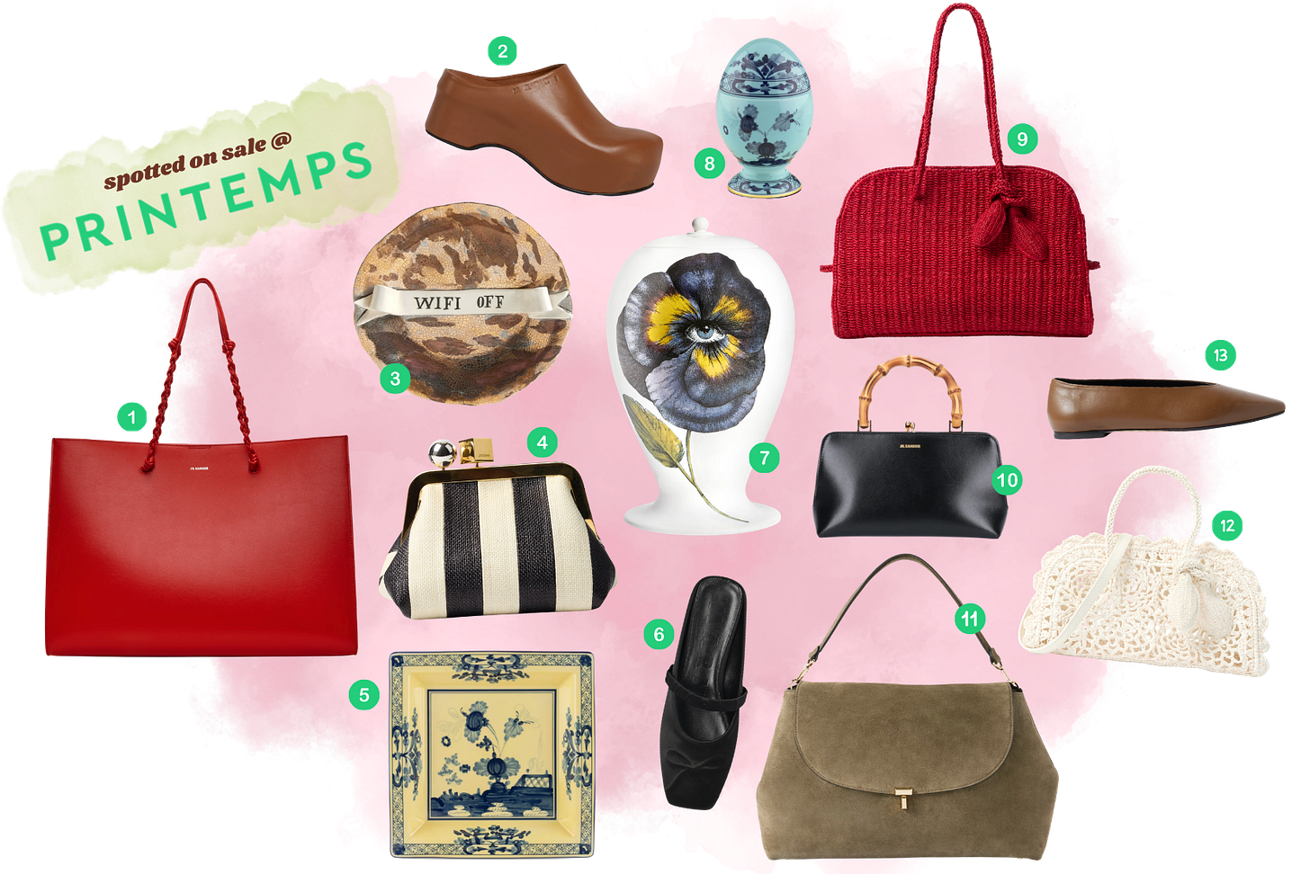items on sale at Printemps