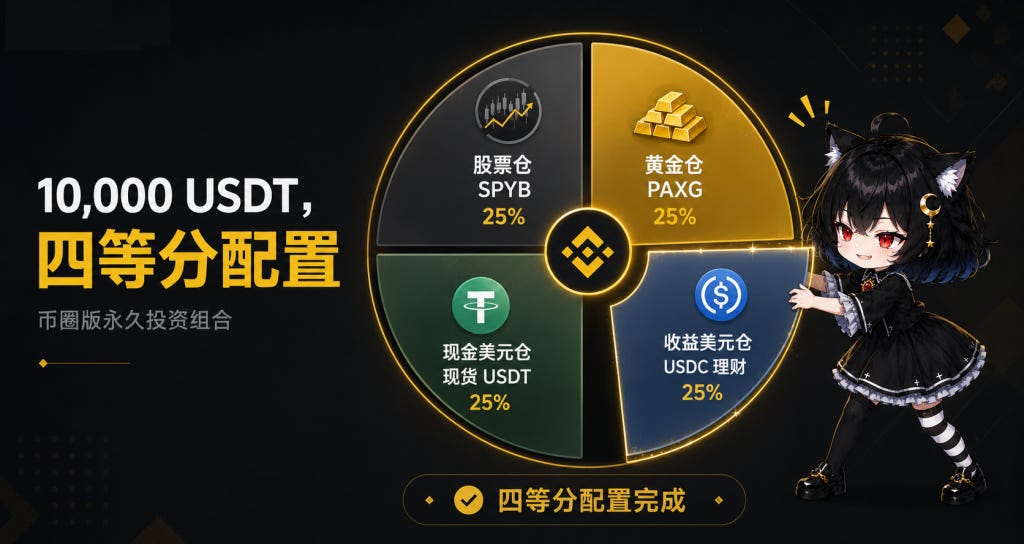 币安 bStocks 进阶玩法:永久组合策略币圈版 币安 bStocks 进阶玩法:永久组合策略币圈版