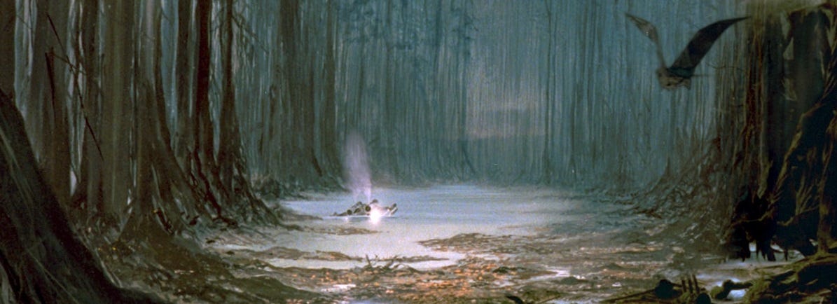 The swamp planet of Degobah. What do you say?!