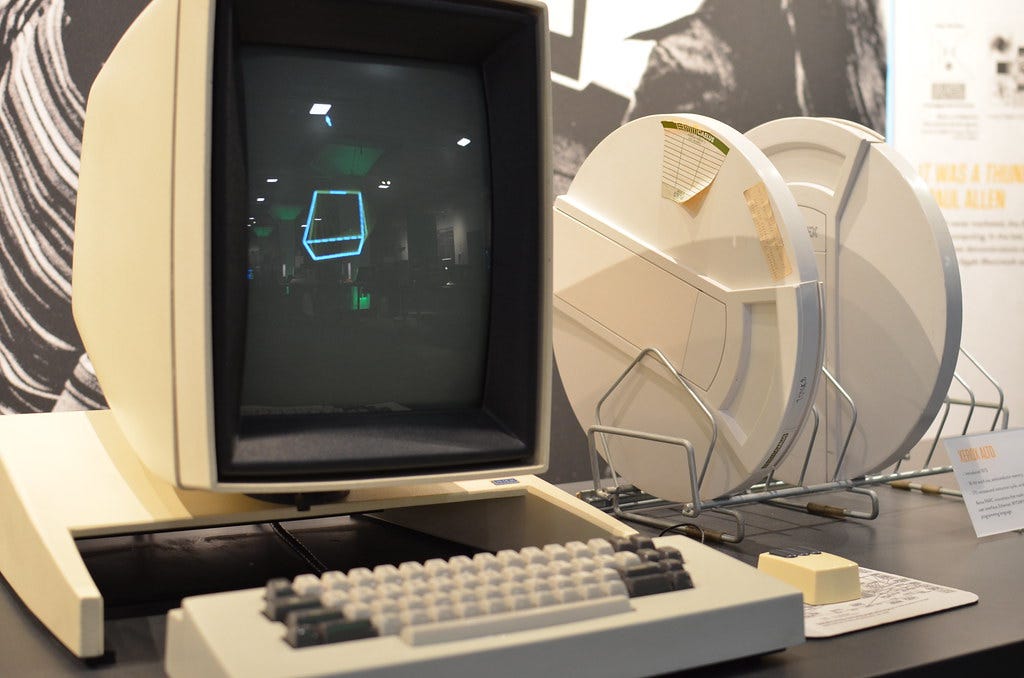 The Alto, created in 1973 by Xerox PARC