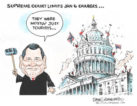 Cartoonist's take: 'SCOTUS limits Jan. 6 charges' – Daily Freeman Cartoonist's take: 'SCOTUS limits Jan. 6 charges' – Daily Freeman