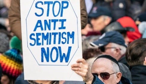 People participate in a Jewish solidarity march on January 5, 2020 in New York City. The march was held in response to a r...