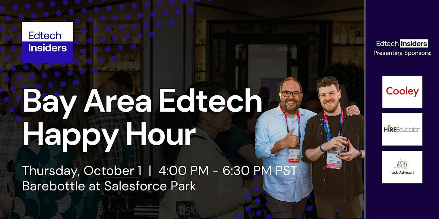 Bay Area Edtech Happy Hour
