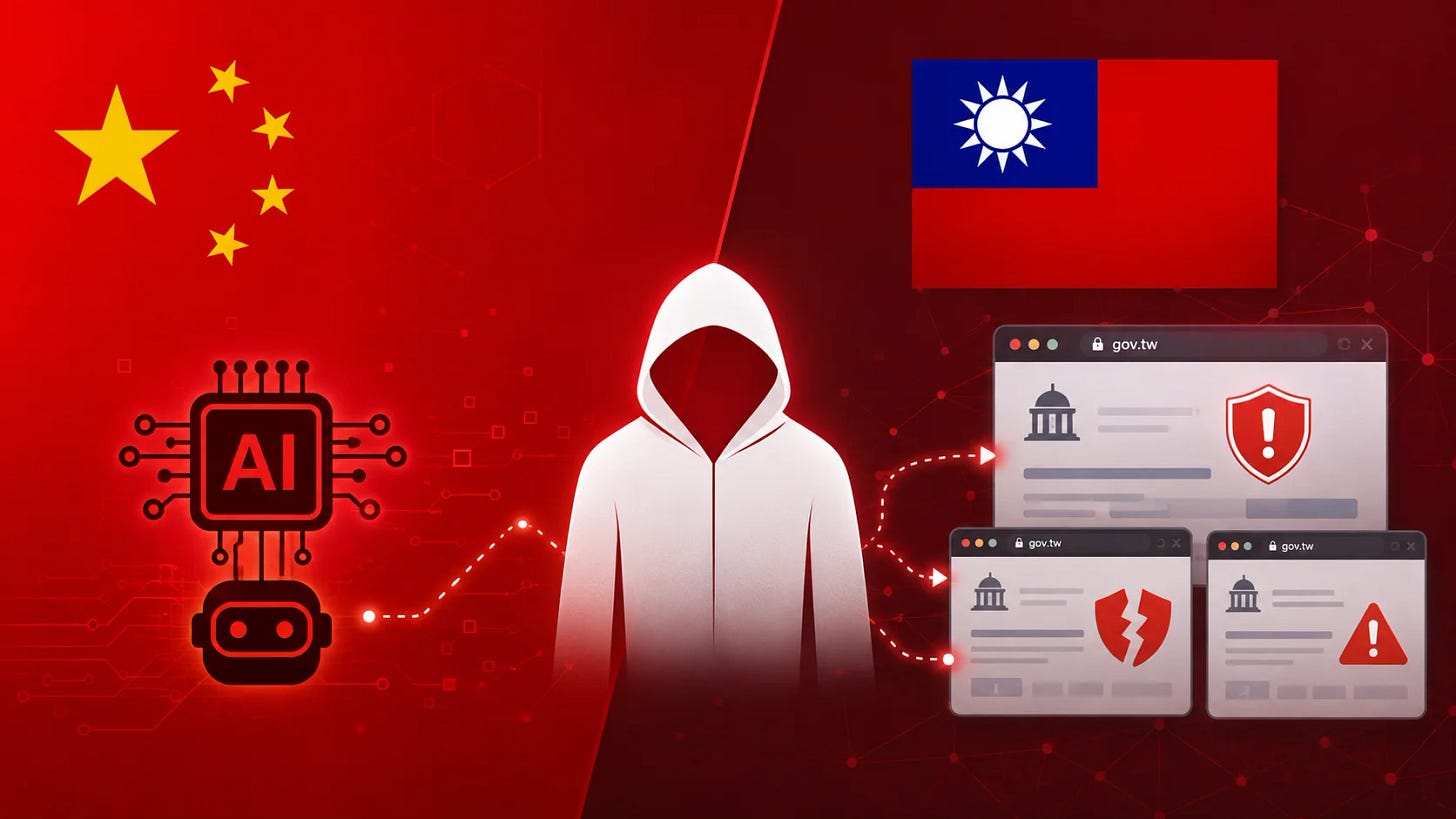China-linked Hackers Using AI Agents to Attack Taiwan Government Websites