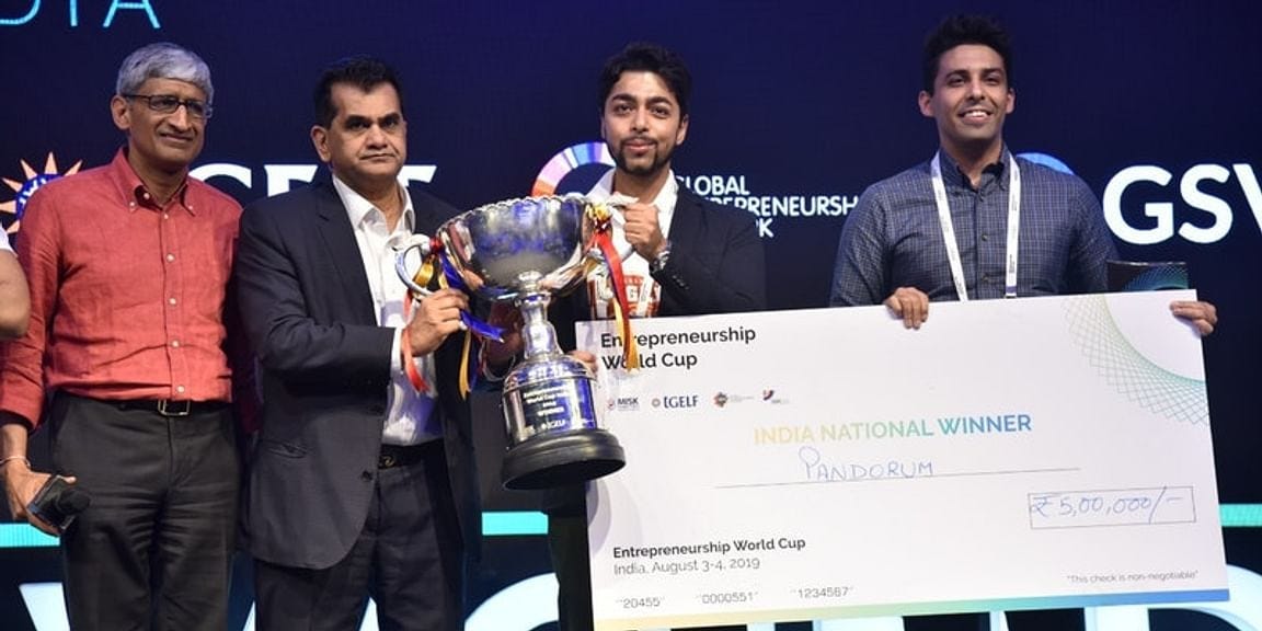 Bengaluru-based biotech startup Pandorum Technologies wins the  Entrepreneurship World Cup (India)