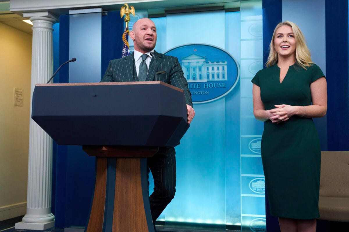 Conor McGregor at the White House