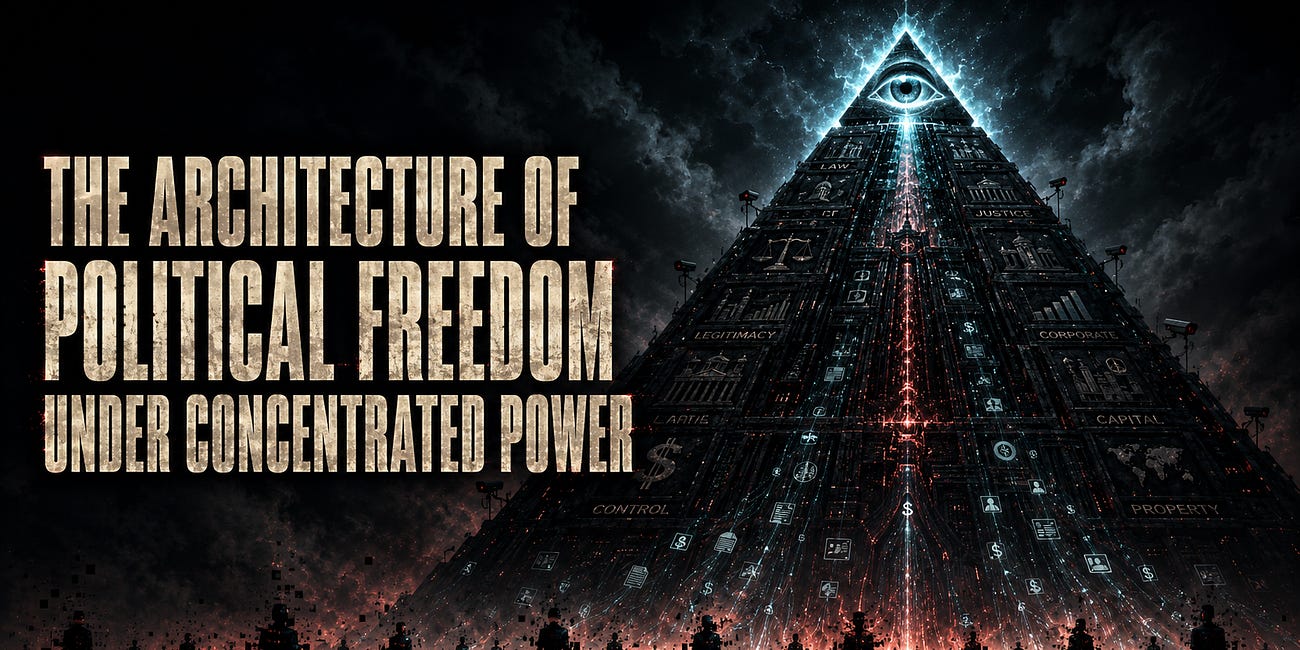 The Architecture of Political Freedom under Concentrated Power