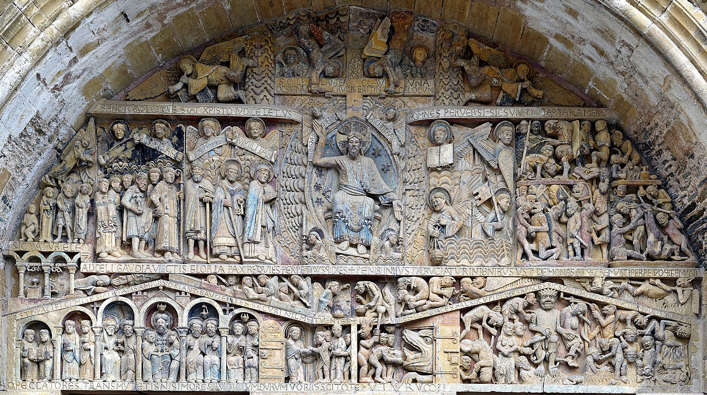 Tympan de l’abbatiale Sainte-Foy de Conques Tympan de l’abbatiale Sainte-Foy de Conques