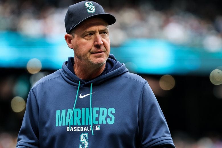 The Mariners recent swoon has some looking at manager Dan Wilson. The Los Angeles Angels played the Seattle Mariners in Major League Baseball Monday, June 29, 2026 at T-Mobile Park, in Seattle, WA. (Dean Rutz / The Seattle Times) The Mariners recent swoon has some looking at manager Dan Wilson. The Los Angeles Angels played the Seattle Mariners in Major League Baseball Monday, June 29, 2026 at T-Mobile Park, in Seattle, WA. (Dean Rutz / The Seattle Times)