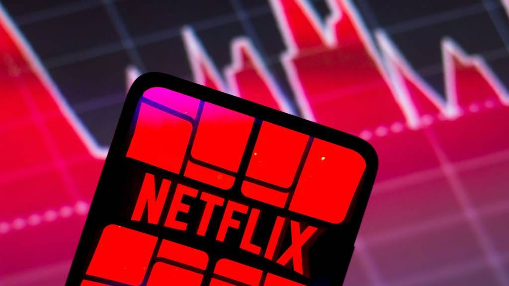 Netflix on a mobile display