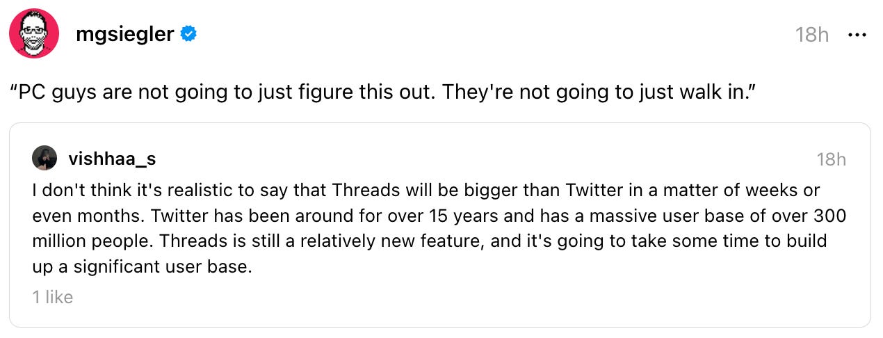 mgsiegler 18h “PC guys are not going to just figure this out. They're not going to just walk in.” vishhaa_s 18h mgsiegler 18h “PC guys are not going to just figure this out. They're not going to just walk in.” vishhaa_s 18h