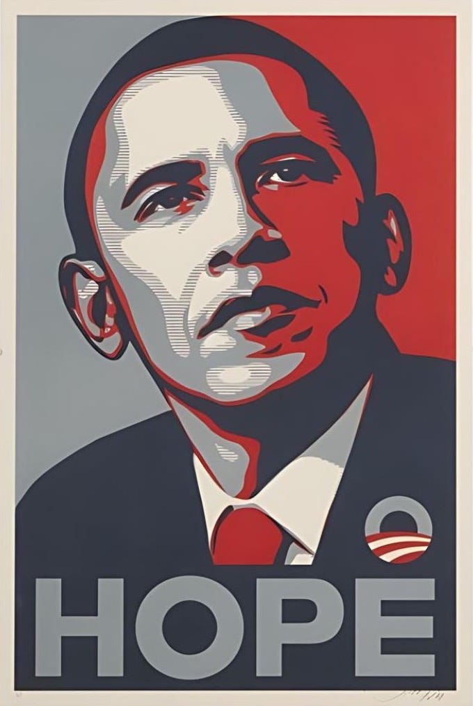 Shepard Fairey - Hope