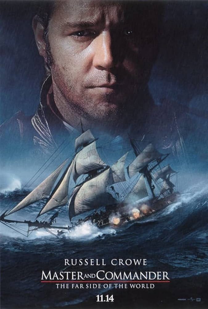 MASTER AND COMMANDER THE FAR SIDE OF THE WORLD 2003 1 Poster A0 - Póster de  arte de película en varios tamaños para ideas de sala de estar o  dormitorio. Imágenes de
