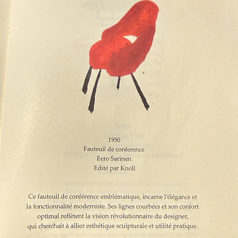 Vintage furnishings from Eames and Sarnin at Virtus restaurant, Paris