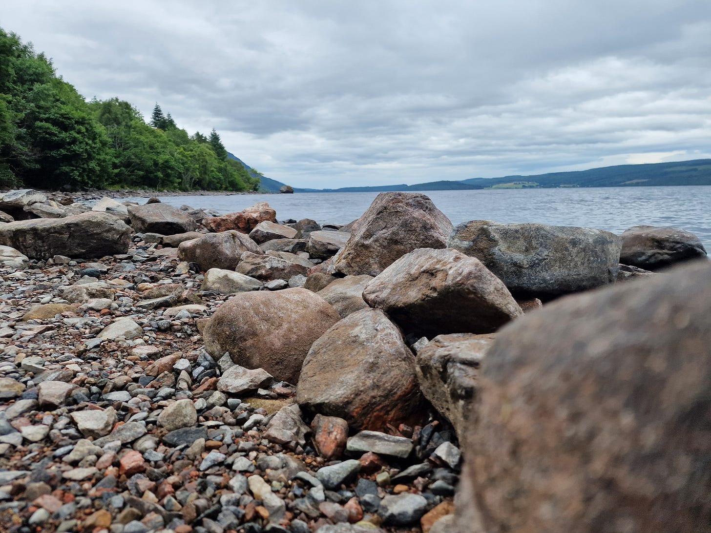 Close-up of Loch Ness