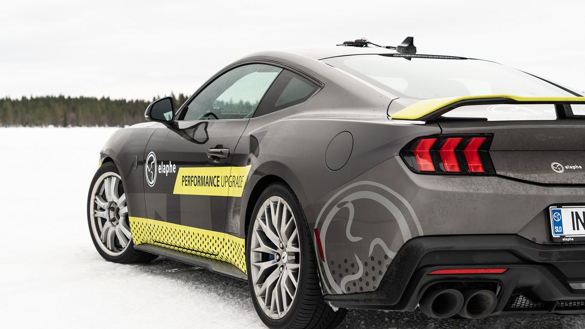 A Pair of Hub Motors Made This Pony Car Dance on Ice