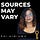 Sources May Vary
