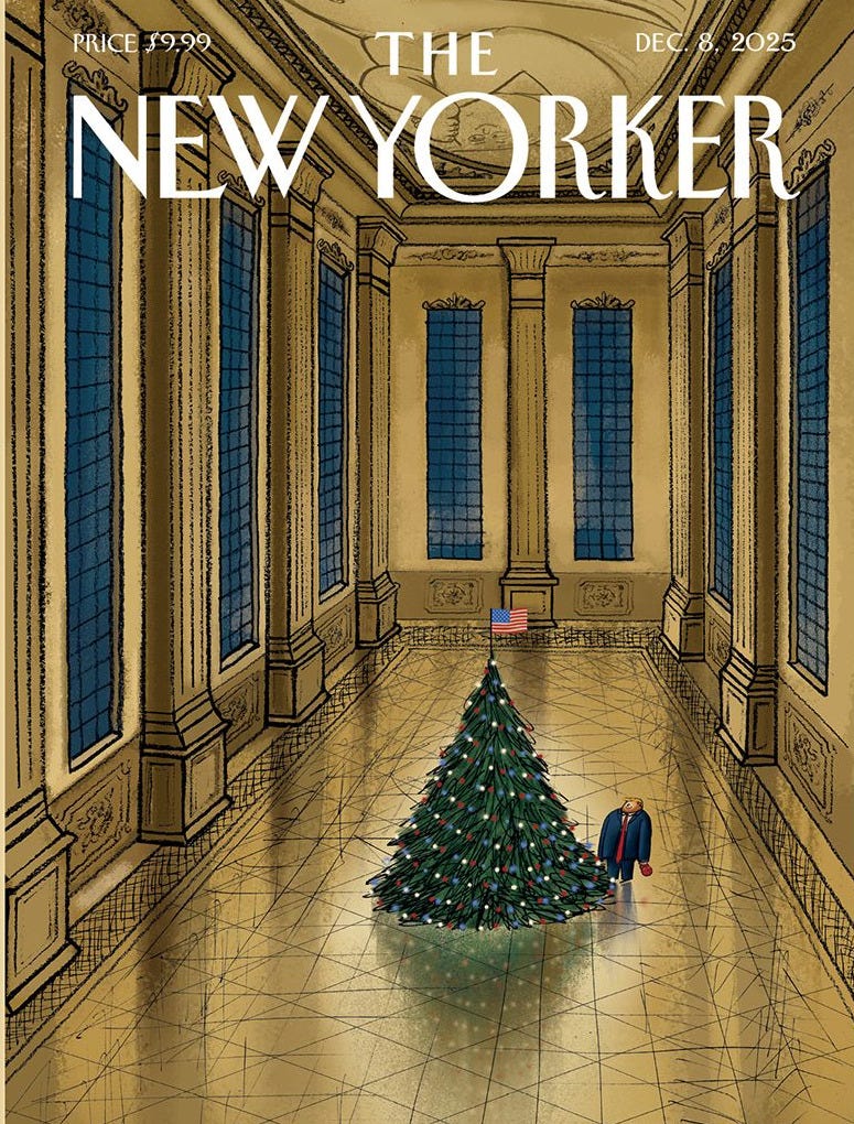 May be an image of text that says 'PRICE 19 99 THE DEC.8.2025 DEO DEC.8 2025 NEW YORKER'