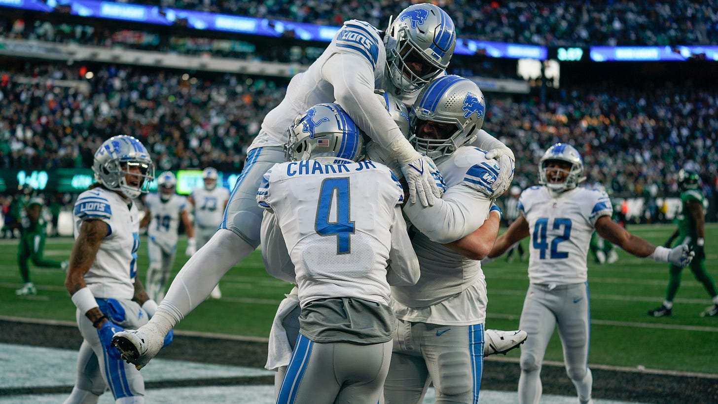 Goff stuns Jets late as Lions hold on for victory | WOODTV.com