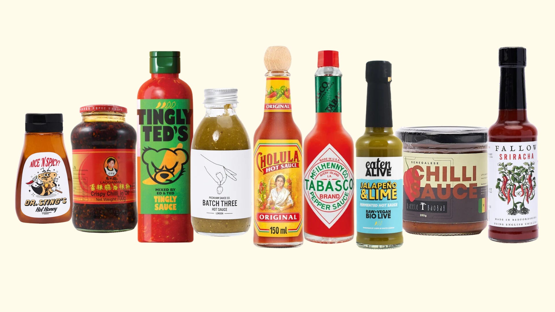 Top 10 Hot Sauces - by Laura Jackson, image size:1920x1080