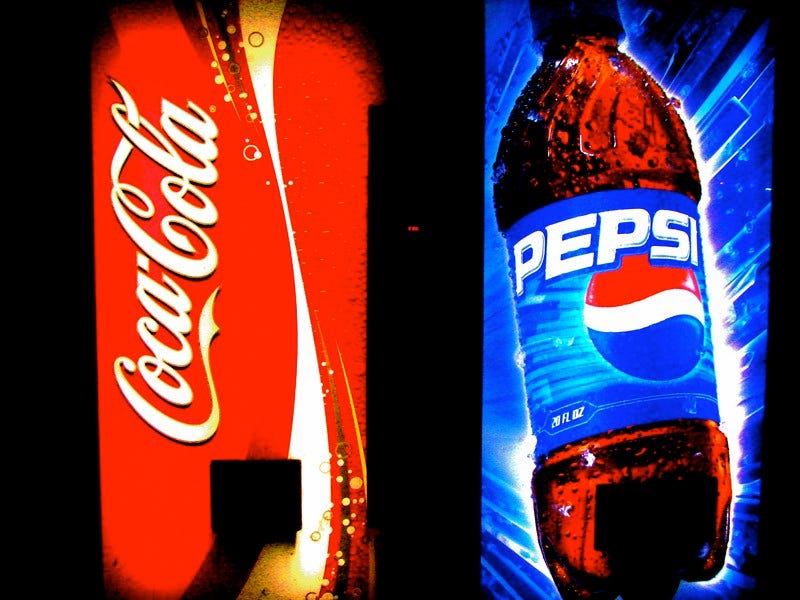 Pepsi vs Coke | I took this photo of these side-by-side mach… | Flickr