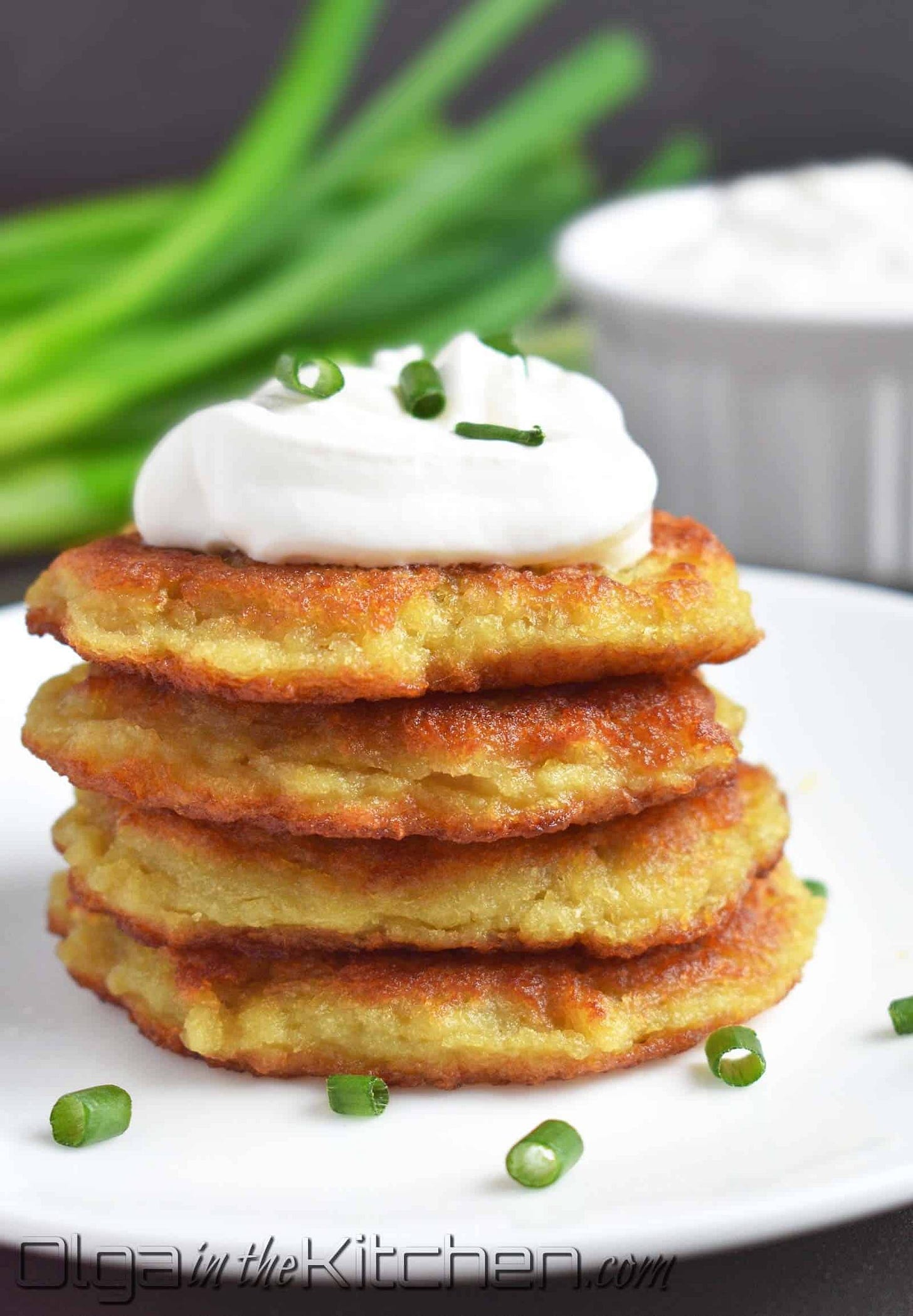 how to serve potato pancakes
