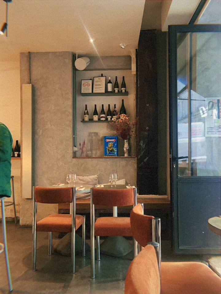 Paris restaurants.
