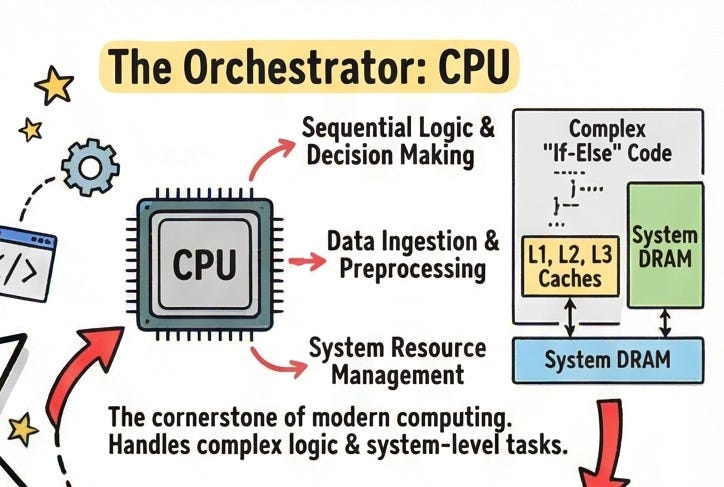 CPU vs GPU vs TPU vs NPU vs DPU vs APU vs LPU