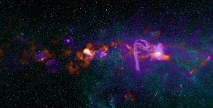 The galactic centre The galactic centre