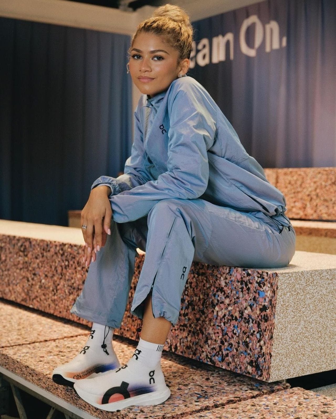 Zendaya - On Running's "LightSpray" Campaign 2024 • CelebMafia