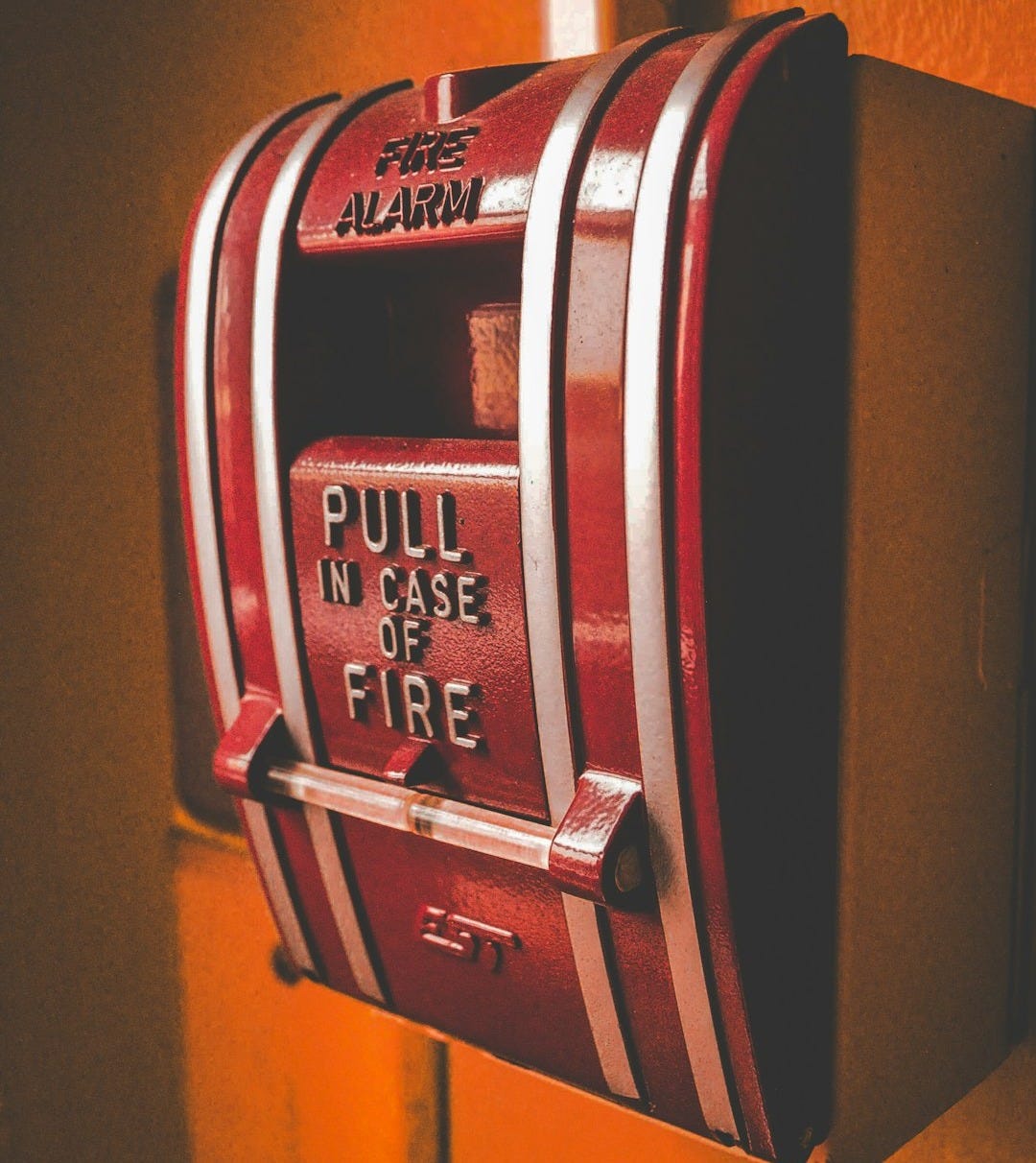 a close up of a mailbox on a wall