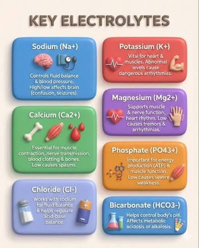 Electrolyte Imbalance Symptoms 🚨 | Must Know, #MedicalReels,  #NursingStudents, #NCLEX, #AIIMS, #NORCET