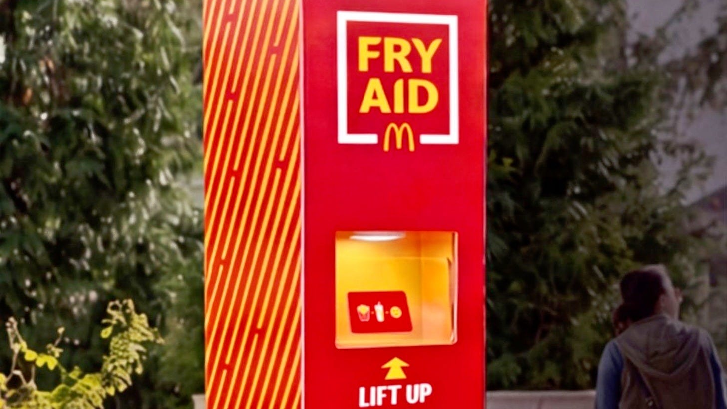 A McDonald's Fry Aid machine. Image: McDonald's, via Dexerto