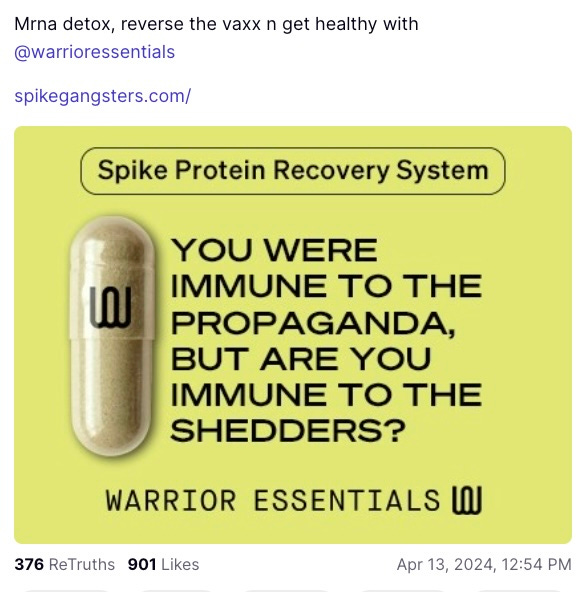 Mrna detox, reverse the vaxx n get warrior essentials / Spike Protein Recovery Detox Mrna detox, reverse the vaxx n get warrior essentials / Spike Protein Recovery Detox