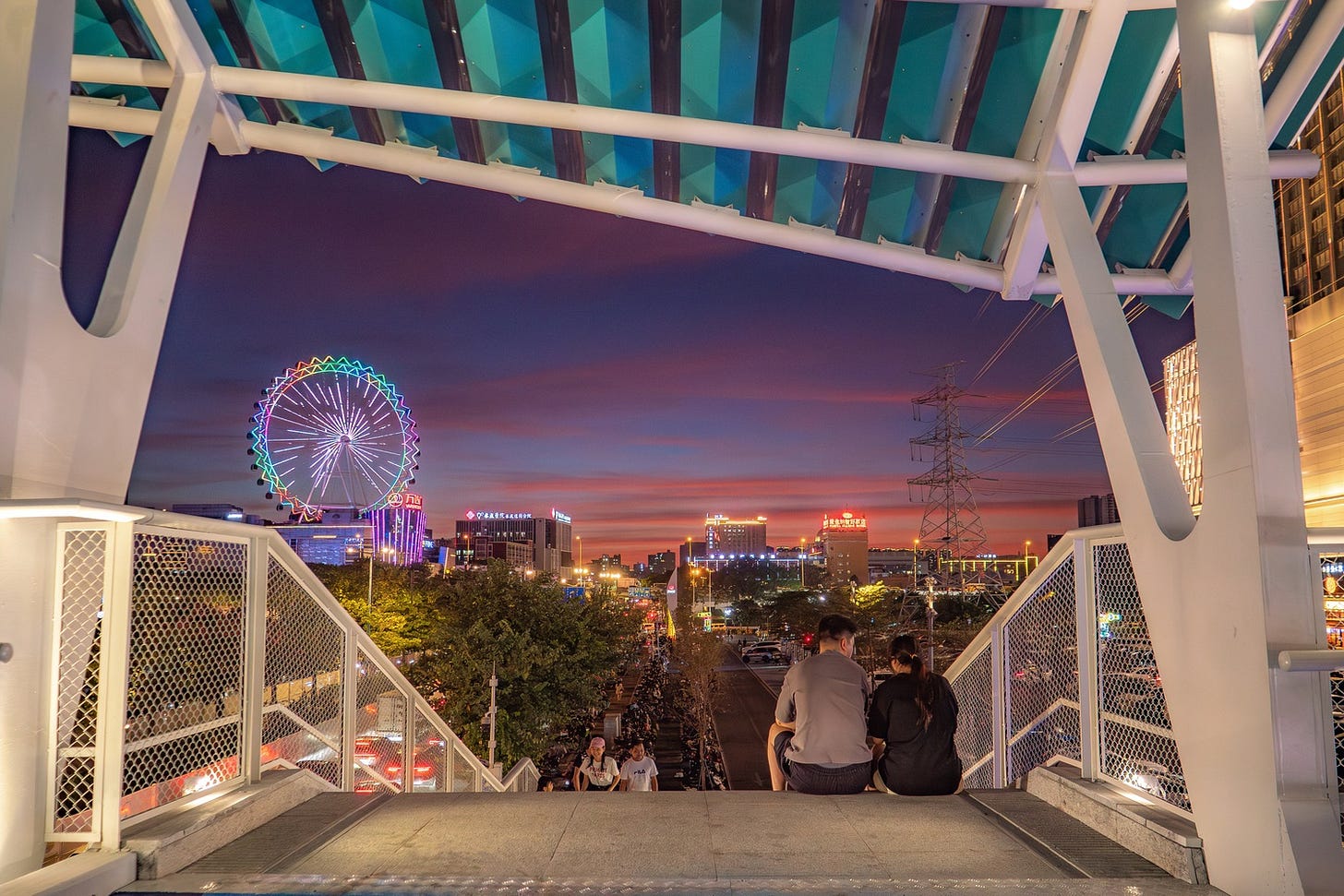 Jianshe Avenue Pedestrian Bridge / Atelier cnS - Interior Photography, Stairs